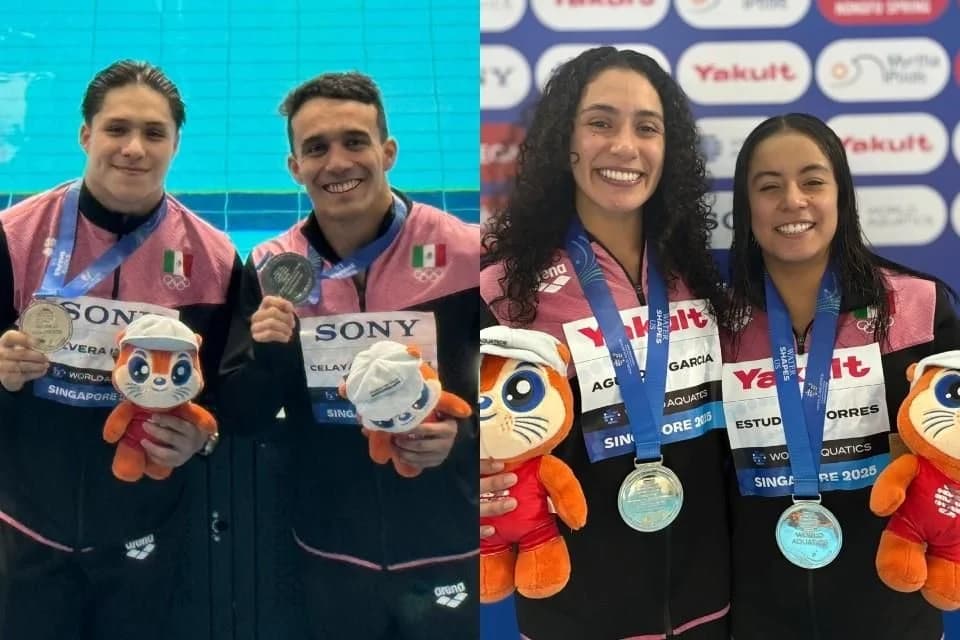 Tiene México jornada plateada en Mundial de Singapur