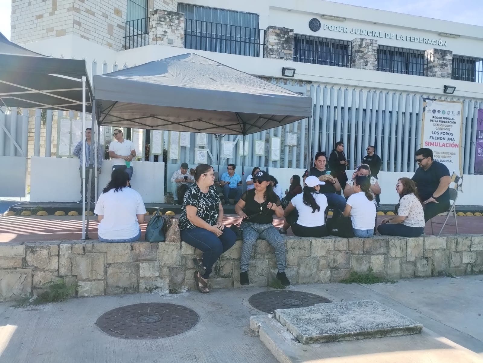 Paro indefinido de trabajadores del PJF