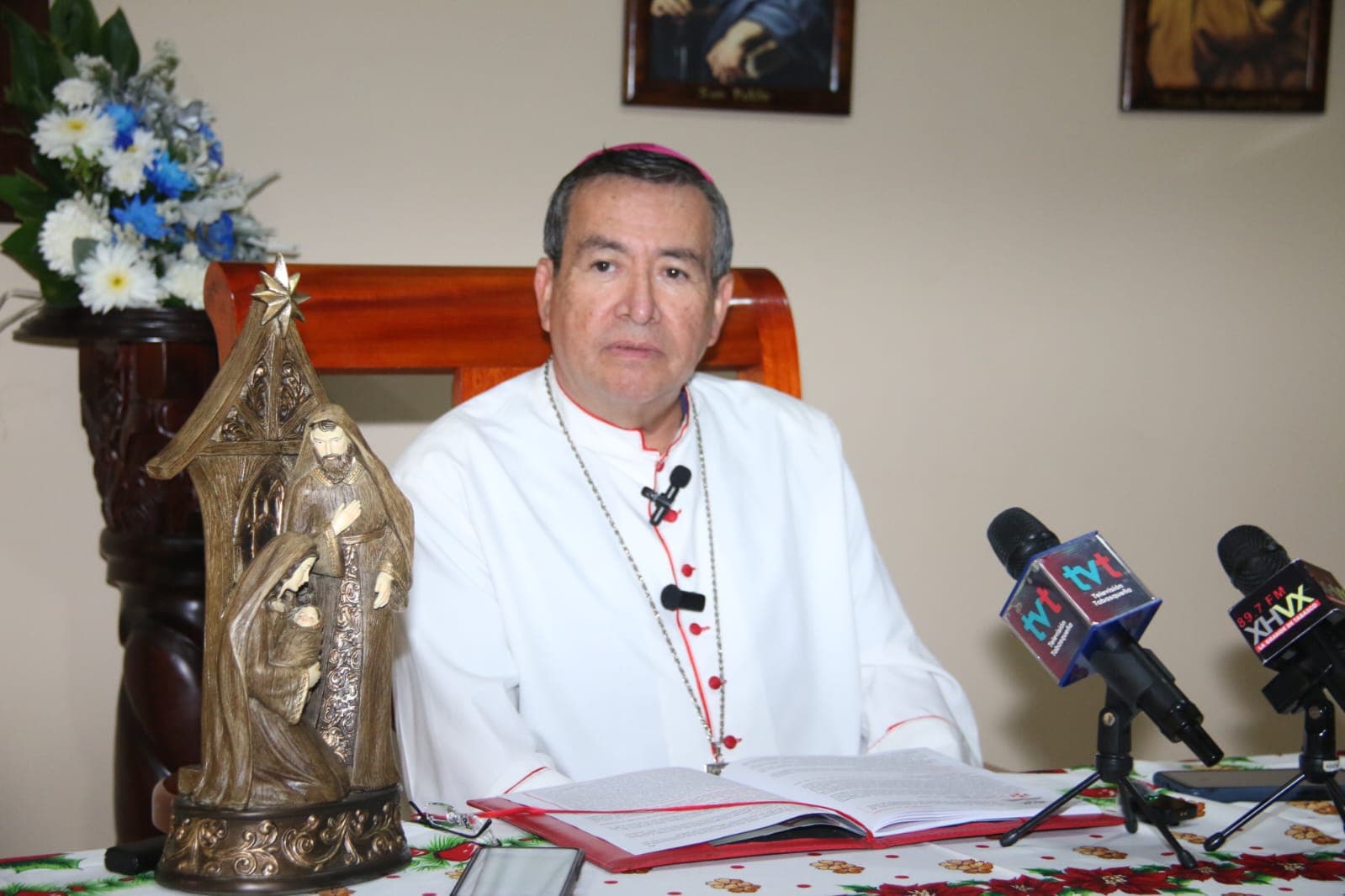 Confía Obispo que 2025 será un mejor año para Tabasco