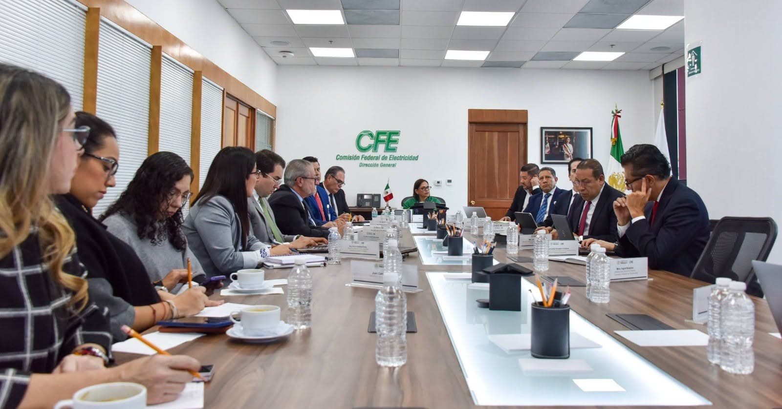 Entre bloqueos y apagones participa Tabasco en mesa con CFE