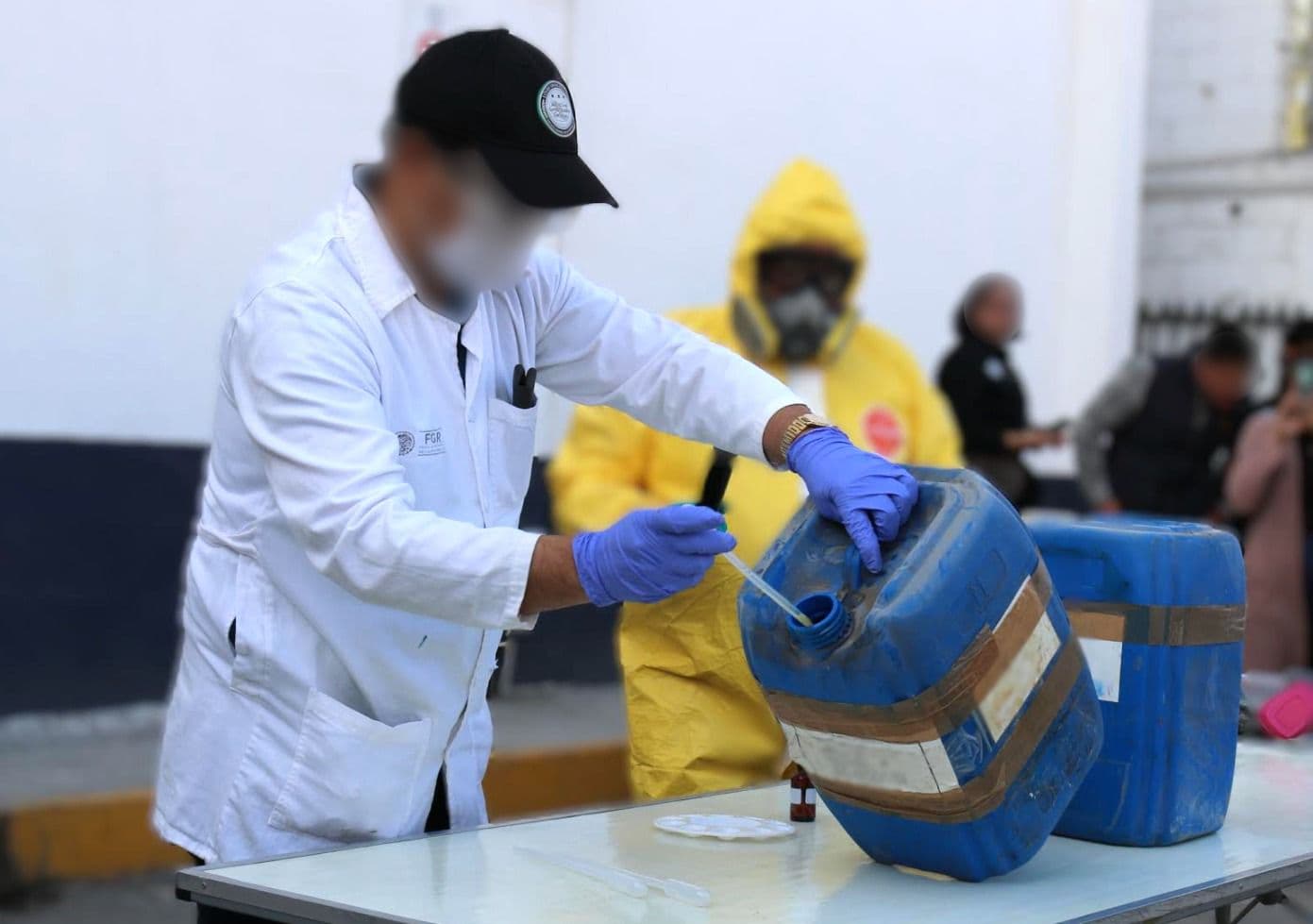 FGR destruye fentanilo en Nuevo León