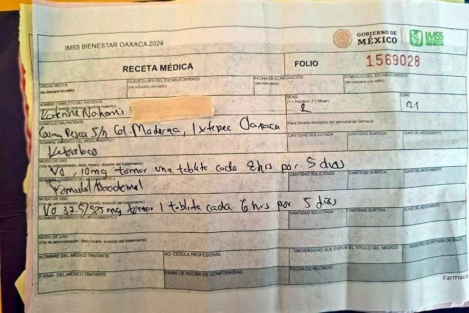 "Me dieran de alta y sin medicina": Víctima de accidente de Tren