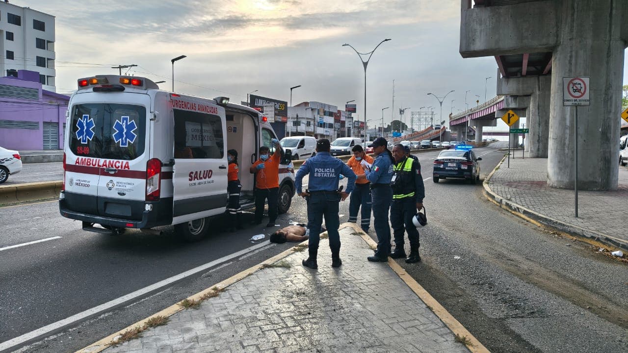 Lo atropellan y fallece sobre Ruiz Cortines; presunto responsable se dio a la fuga