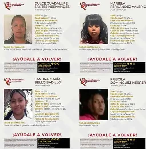 Desaparecen 4 menores de DIF en Veracruz