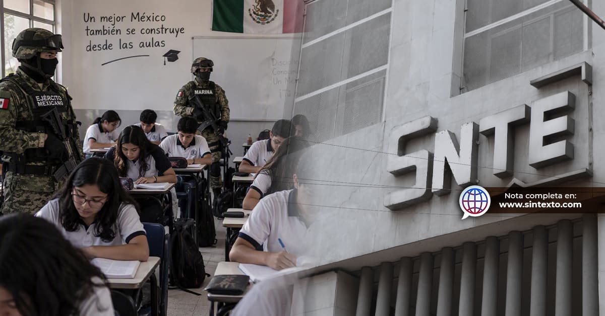 Fuerzas armadas intervendrán en violencia escolar: SNTE