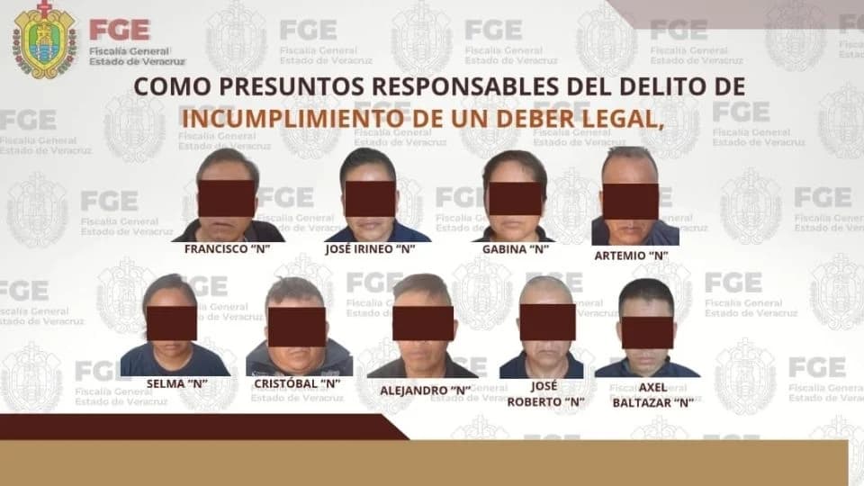 Procesan a 11 policías de Veracruz por negarse a apoyar en enfrentamiento