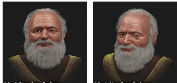 Reconstruyen verdadero rostro de 'Santa'