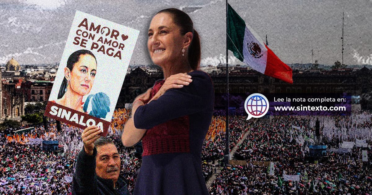 Presume Sheinbaum que mayoría de mexicanos apoya a la 4T