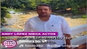 Niega "Andy" proselitismo aunque recorre solo el VI Distrito